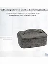 USB Heating Lunch Box Bag Electric Food Heater Large Capacity for Camping Picnic