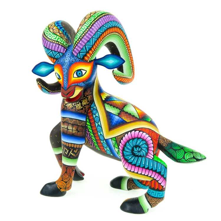 Bighorn Ram - Oaxacan Alebrije Wood Carving