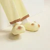 Unisex Home Cat Paws Footprints Fluffy Plush Fleece Height Increase Indoors Slippers