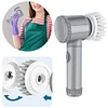 Electric Cleaning Brush USB Charging Waterproof Brush for Car Kitchen Bathroom