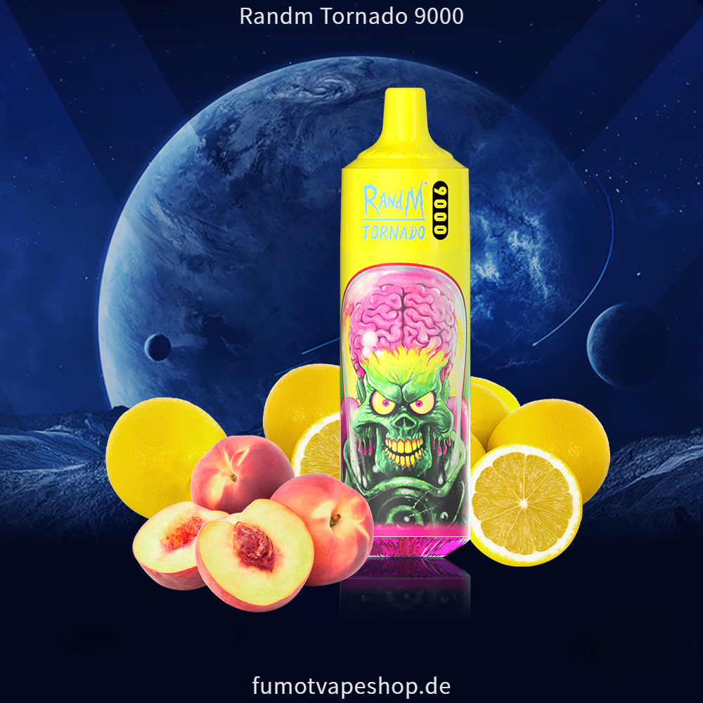 Randm Tornado 9000 Pfirsichlimonade  fumotvapeshop