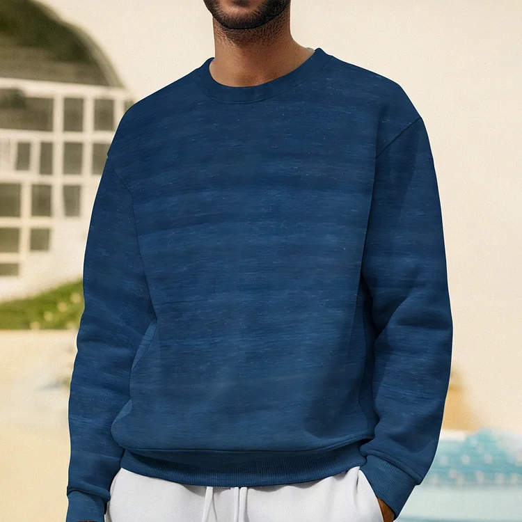 Men's Casual Printed Long Sleeve Sweatshirt