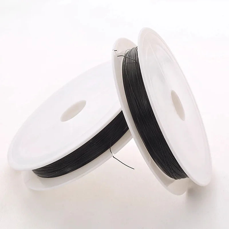 1 Piece 0.25mm 0.3mm 0.45mm 304 Stainless Steel Solid Color Polished Steel Wire