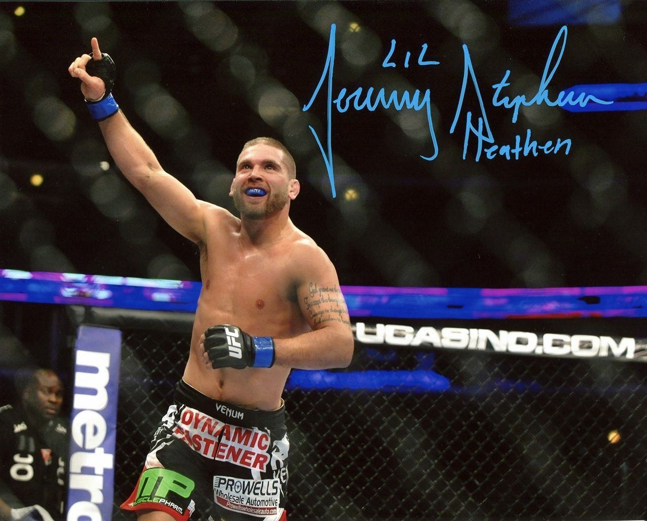 Jeremy Lil Heathen Stephens Autographed Signed 8x10 Photo Poster painting CFS Strikeforce