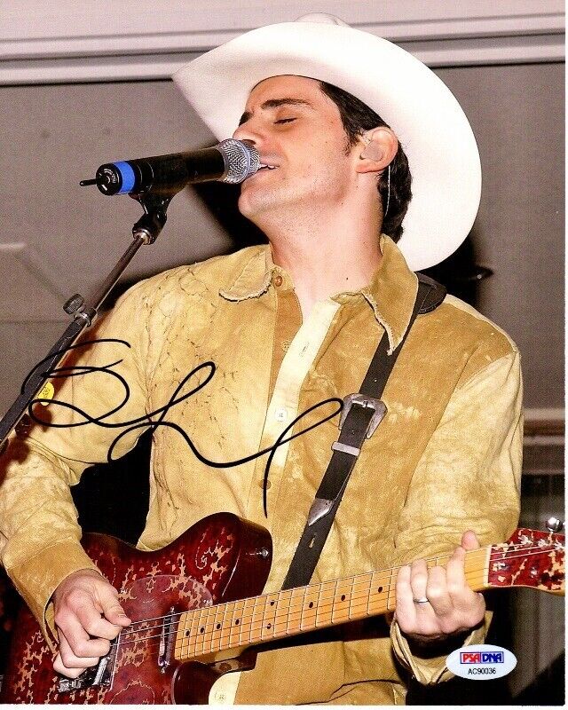 Brad Paisley Signed - Autographed Country Music Singer 8x10 Photo Poster painting + PSA/DNA COA