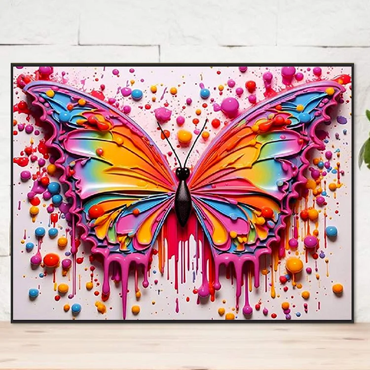 Colorful Butterfly 5D DIY Diamond Painting Animal Full Square