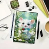 2 St&uuml;ck 50-seitiges A5 Katze und Maus Diamond Painting Notizbuch f&uuml;r Erwachsene Urlaubsgeschenk
