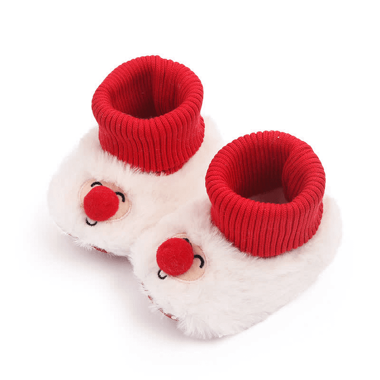 Baby Christmas Fleece Lined Pre-walker Shoes