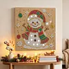 DIY Special Shaped Drill Diamond Painting Kit Framed - Snowman