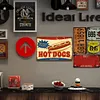 Hot dog - Panneaux en &eacute;tain m&eacute;tallique(20*30cm)