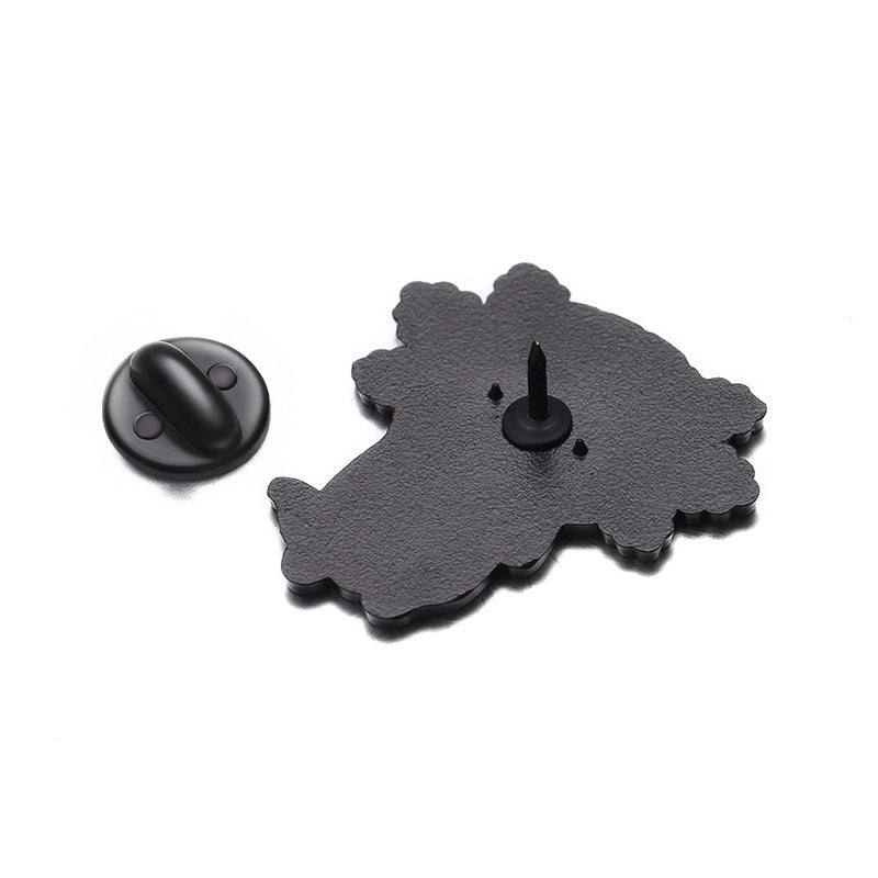 Cartoon Style Cute Animal Alloy Stamping Stoving Varnish Plating Women’s Brooches