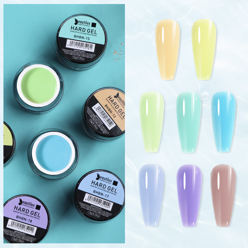 Kit Vernis Semi-permanent BEAUTILUX 6 Couleurs 10 Ml - Réf 085-090 (Neuf Sans Boîte)