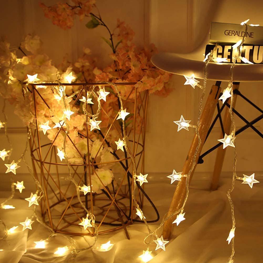 

20Led Star Fairy Garland String Light Wedding Holiday Christmas Party Decor, 501 Original