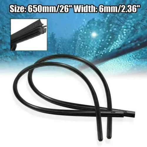Dronehint 26" 6mm Car Bus Silicone Frameless Windshield Blade Refill Wiper Arm Strip Parts (For: GMC) Parts