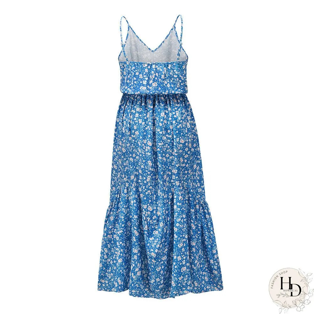 Spaghetti Strap Mini Swing Dress