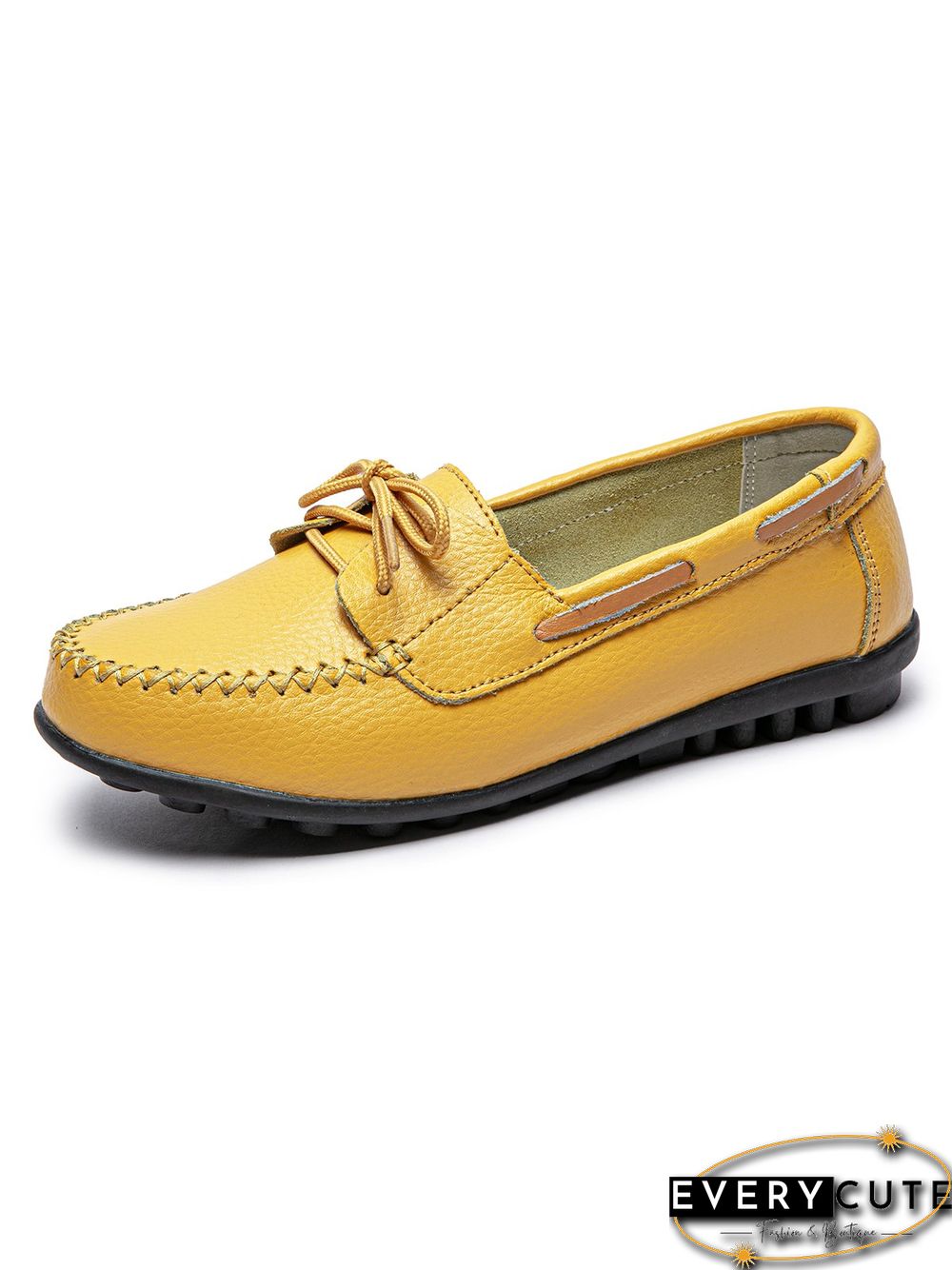 Retro Casual Simple Lace-up Flat Shoes