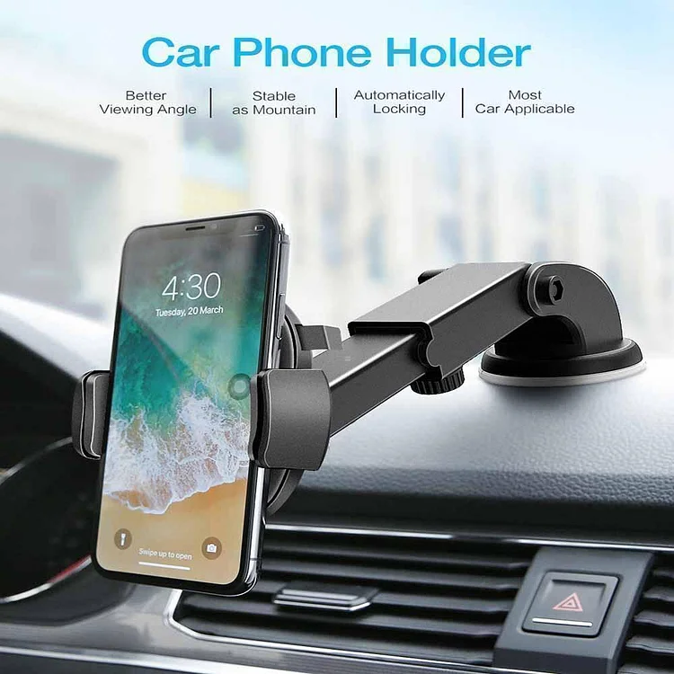 Car Phone Holder/Black | 168DEAL