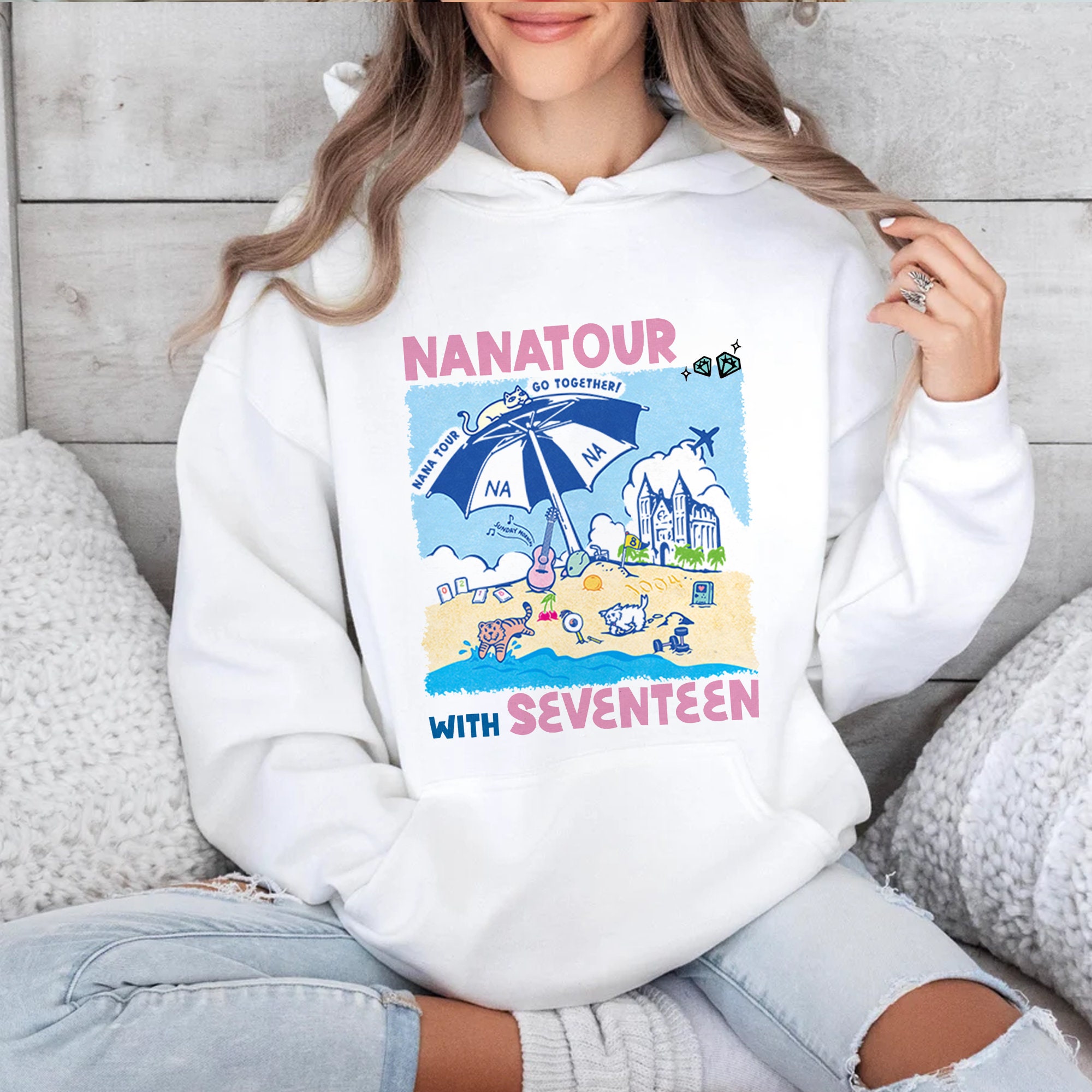 SEVENTEEN Nanatour Logo Graphic Hoodie officialsvtshop