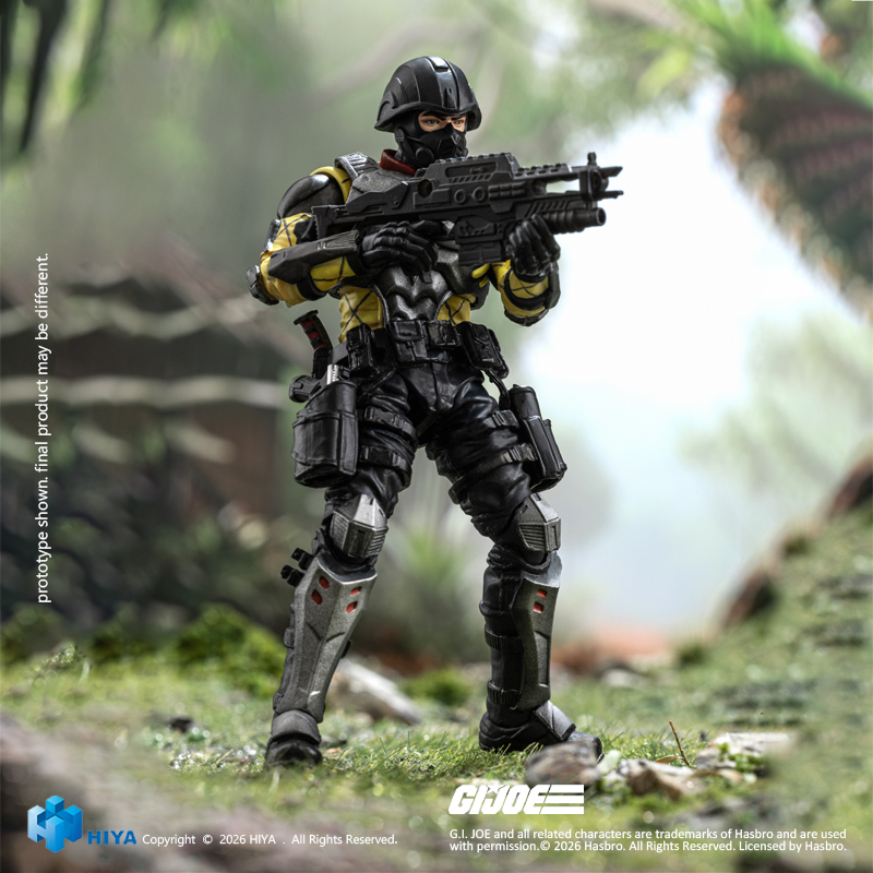 Hiya Toys - Exquisite Mini Series 1/18 Scale 4 Inch G.I.Joe Python Trooper Action Figure EMG0516 (Licensed)-