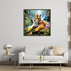 (Counted/Stamped)Tiger-11CT Cross Stitch 40*40cm/15.75*15.75in