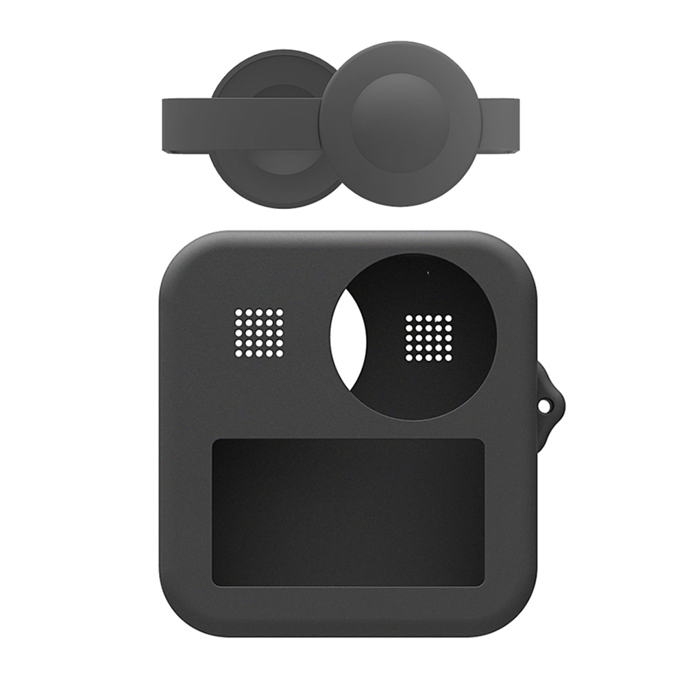

Soft Silicone Case Protective Cover Sleeve with Lens Cap for GoPro Max, 501 Original