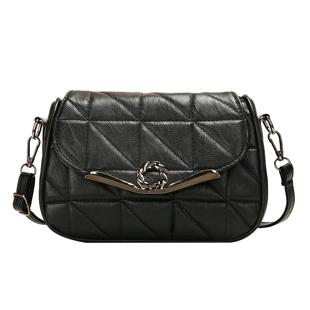 

Vintage Lattice Shoulder Handbag Large Capacity Wash PU Crossbody Bag, Style 3, 501 Original