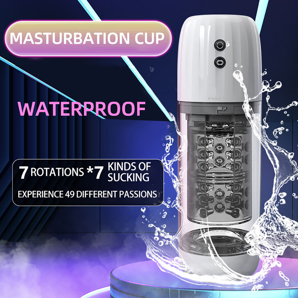 7-Function Automatic Suction Rotation Penis Pump for Intense Pleasure