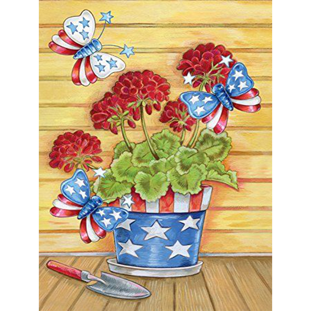 

Flowers - Round Drill Diamond Painting - 30*40CM, 501 Original