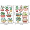 2pcs Diamonds Painting Cactus Stickers Home Decor