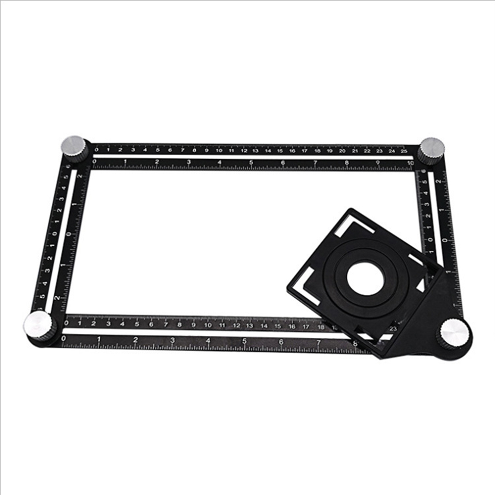 

Multi Angle Measuring Ruler Protractors 6-Sided Perforated Template Tool, 501 Original