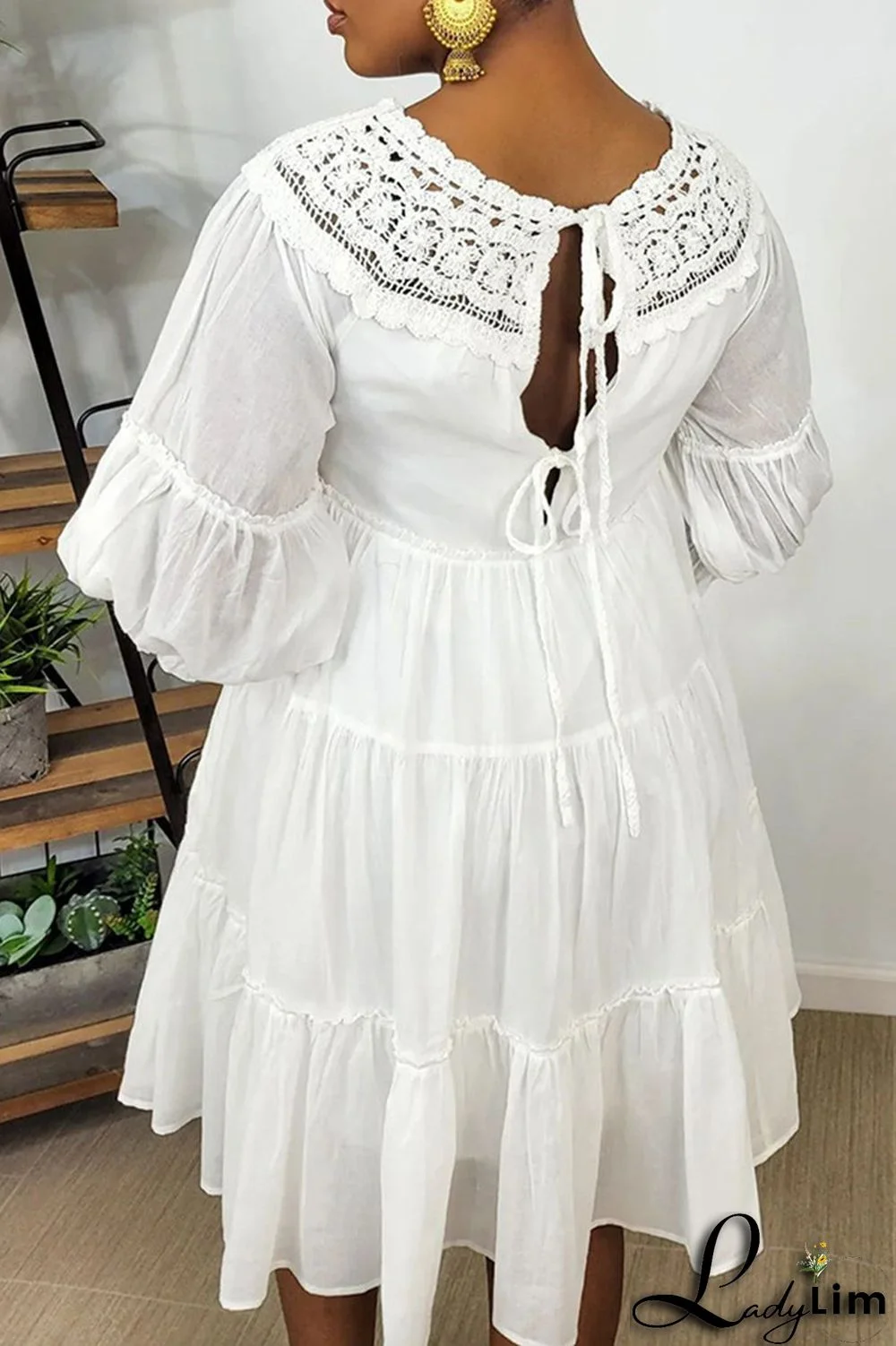 Pink Casual Solid Patchwork O Neck A Line Dresses(Without Lining)