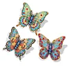 3D Wooden Diamond Art Butterfly Wall Decor Kit - DIY Sparkling Butterfly Craft for Home Decoration