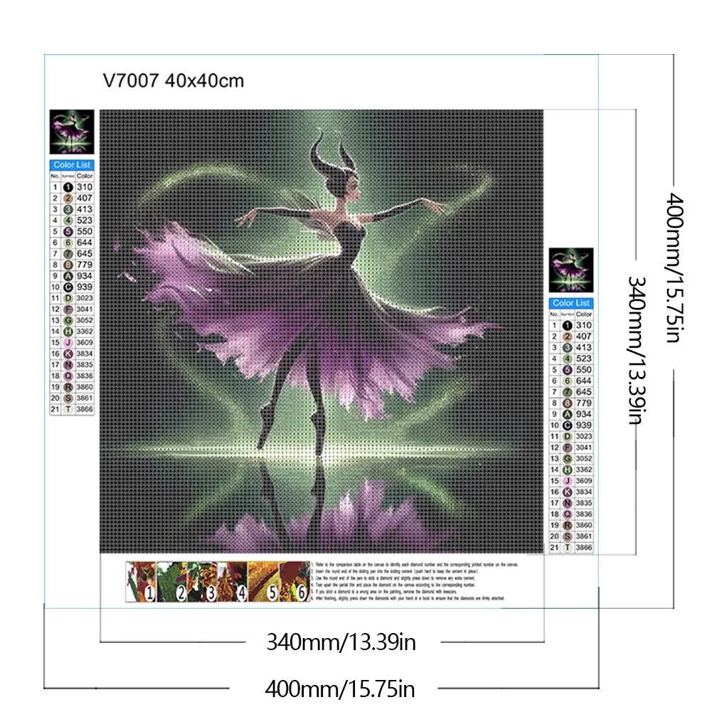 Diamond Painting - Full Round Drill - Queen of Curse(Canvas|40*40cm)