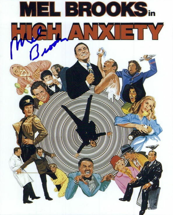 Mel Brooks (High Anxiety) signed 8x10 Photo Poster painting