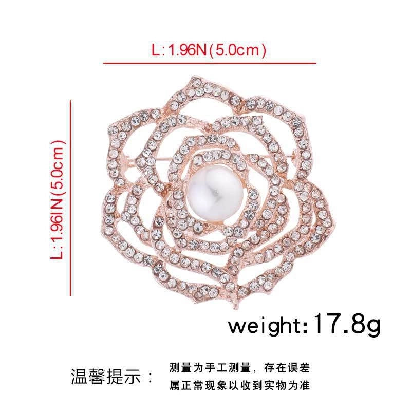 Elegant Glam Pin Heart Shape Flower Bow Knot Alloy Plating Artificial Pearls Women’s Brooches
