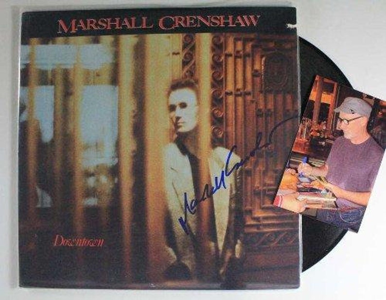 Marshall Crenshaw Signed Autographed Downtown