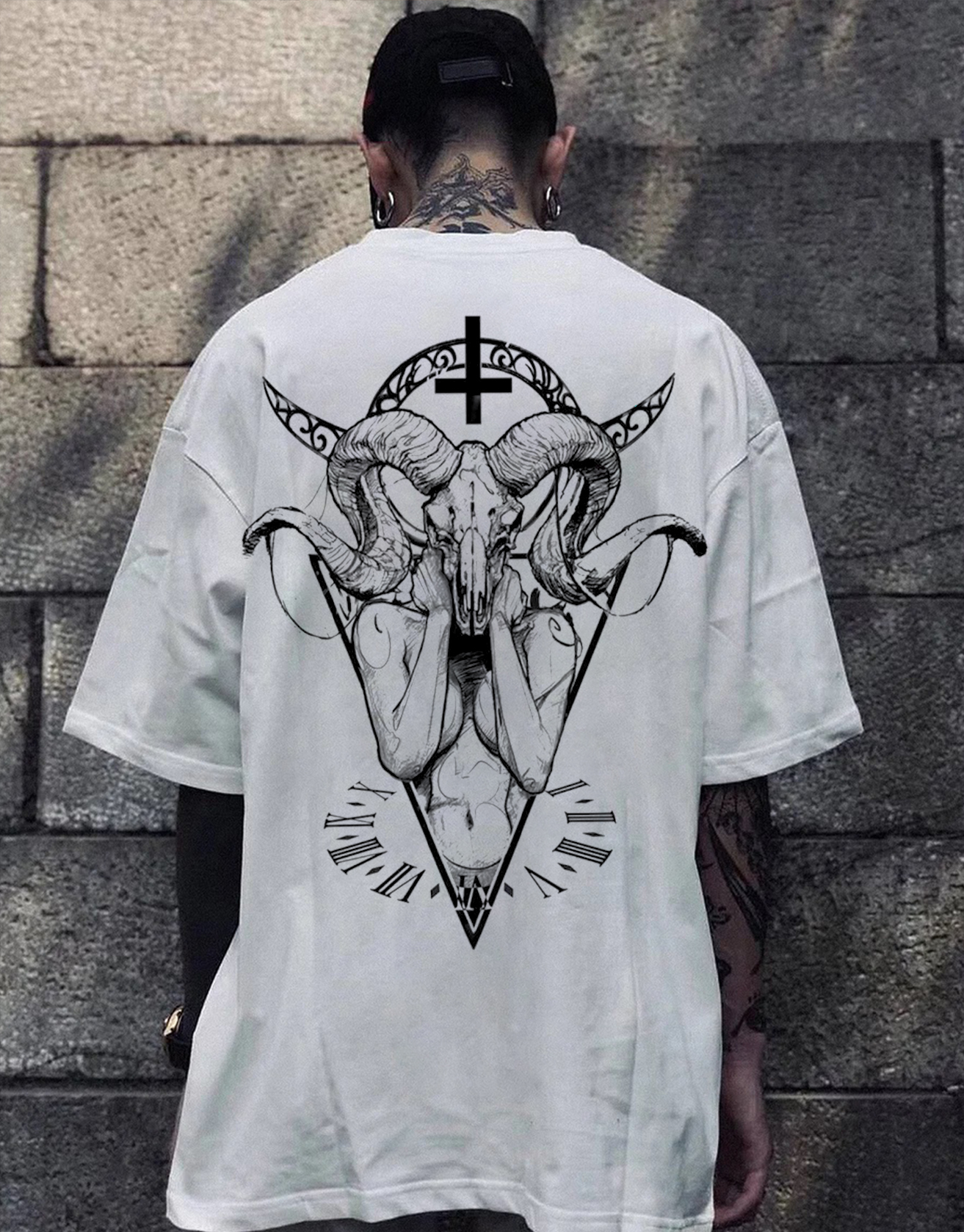 Satan Print T-shirt / TECHWEAR CLUB / Techwear