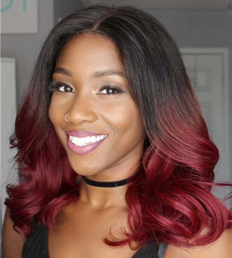 Glueless Wig With Elastic Belt|🔥Highlight Medium Wave Roll 4*4 Lace Closure Body Wave Human Hair Wigs ELCNEPAL
