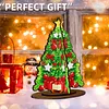 Diamond Painting Double Sided 3D Festive Christmas Tree Tabletop Ornaments Kits