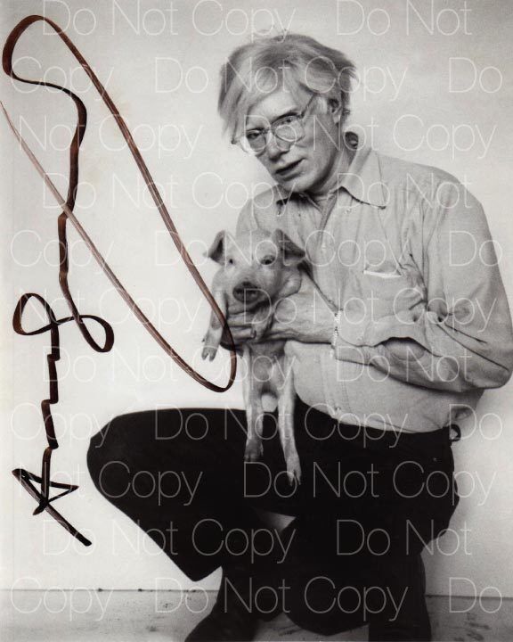 Andy Warhol signed Self Portrait 8X10 Photo Poster painting picture poster autograph RP