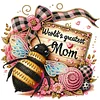Diamond Painting-DIY Crystal Rhinestone Mother's Day Bee
