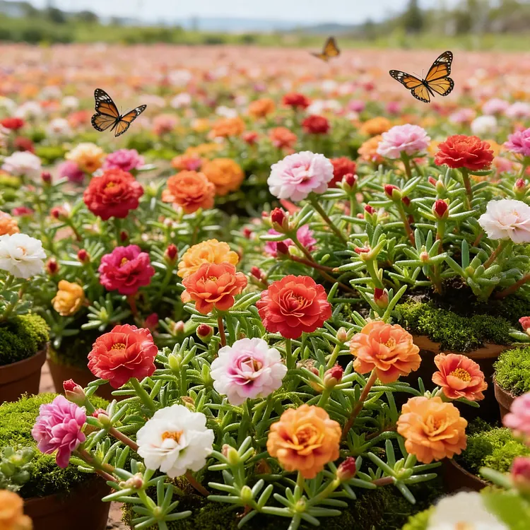 🌸Moss Rose Seeds &ndash; 🌿Perennial Flower Seeds / Large Flowers / Easy to Grow 