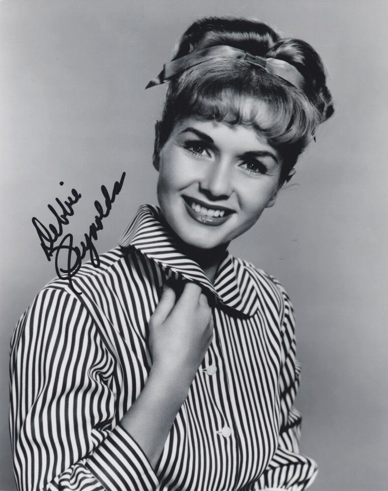 Debbie Reynolds signed 8x10 Photo Poster painting