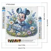 Blume Cartoon Figuren - runder Bohrer Diamantmalerei - 40*40cm