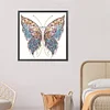 5D DIY Partial Special Shaped Drill Diamond Painting Wings Decoration 30x30cm