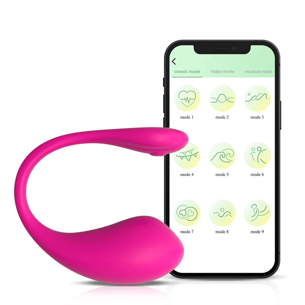 VAVDON Ladies Masturbation Wireless Vibrating Egg App Control Massage Vibrator - TD1088