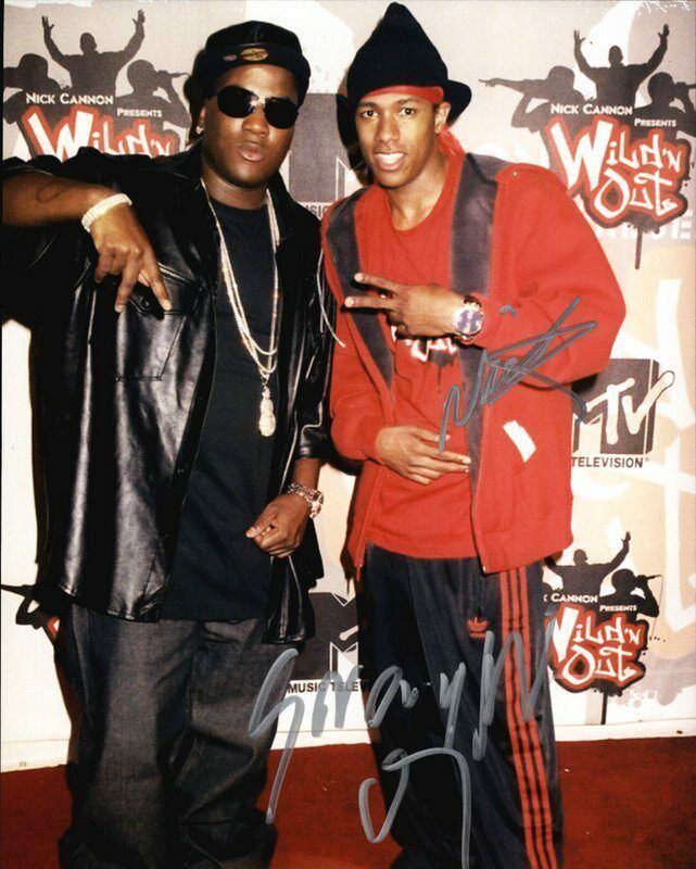 Nick Cannon & Young Jeezy authentic signed 8x10 Photo Poster painting |CERT Autographed D7