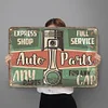 [Grande Taille]Garage de papa - Panneaux en &eacute;tain m&eacute;tallique(30*40cm)