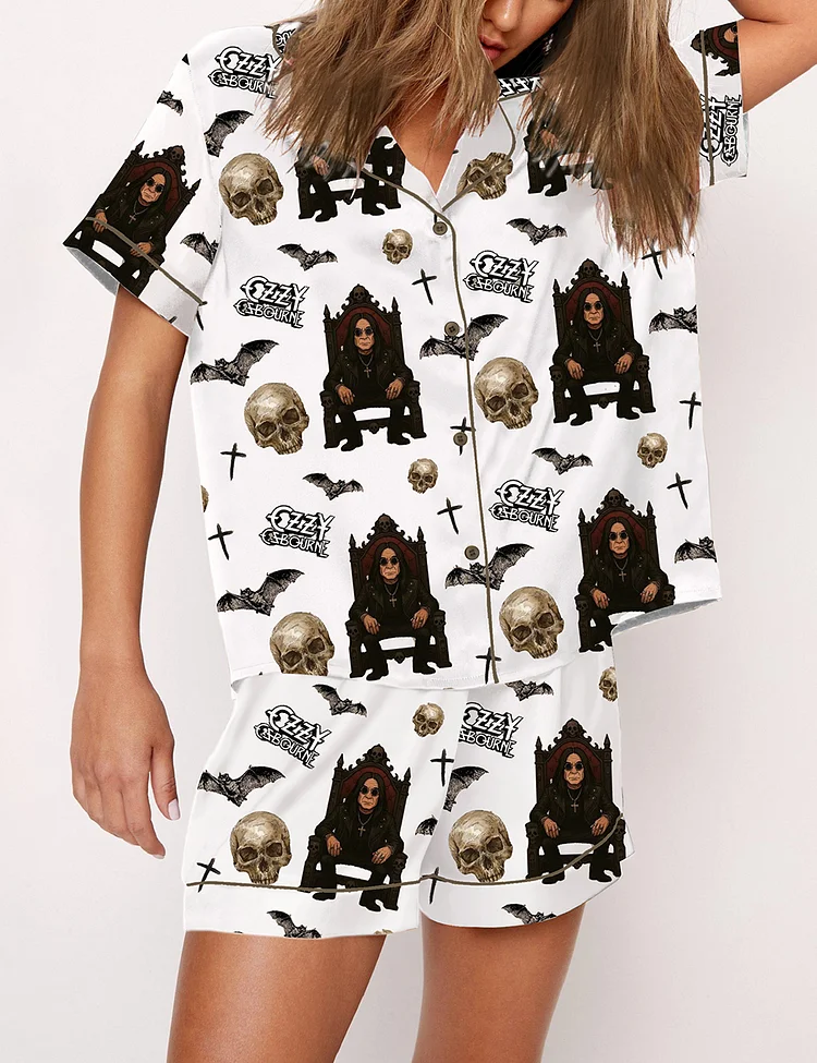 Women's Ozzy Osbourne Gothic Rock Pajama Set