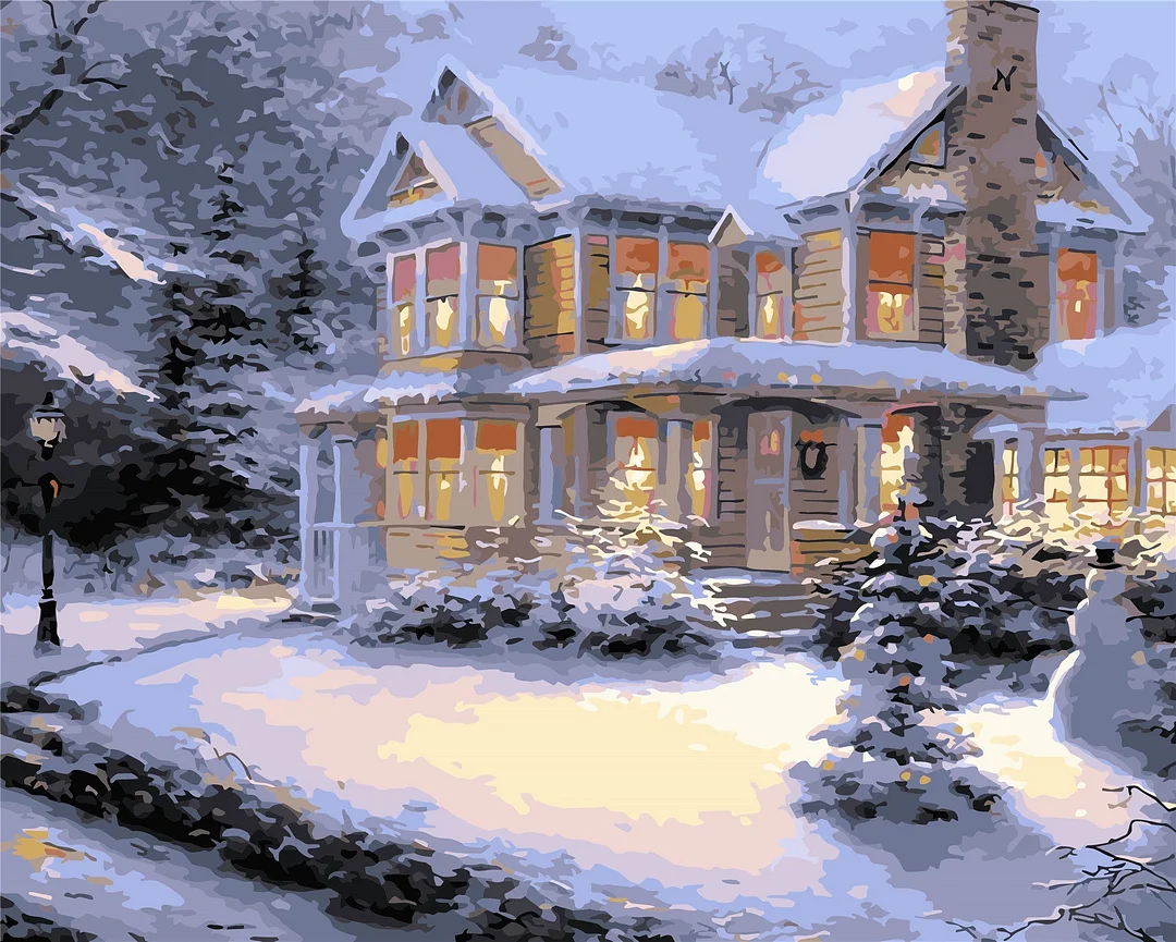 Christmas Paint By Numbers Kits UK WH-80664